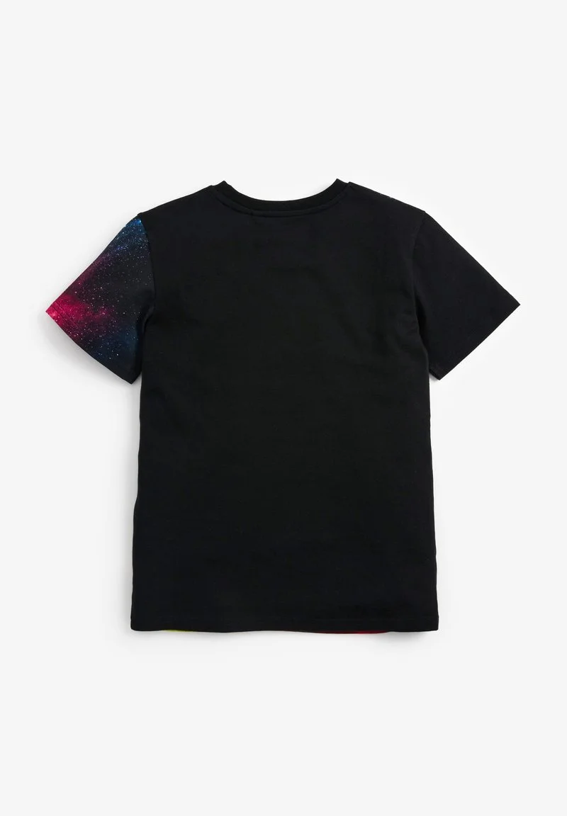 Next SHORT SLEEVE MARBLE - T-Shirt Print - Mottled Black 4 Next SHORT SLEEVE MARBLE - T-Shirt Print - Mottled Black – Bild 2