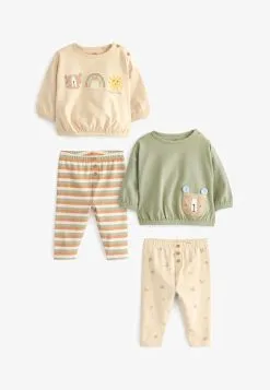 Next 4 PIECE - Leggings - Hosen - Oatmeal Bear -Oberbekleidung Verkäufe 009e2f8ce7b04b30a37bfbb83a4318ac
