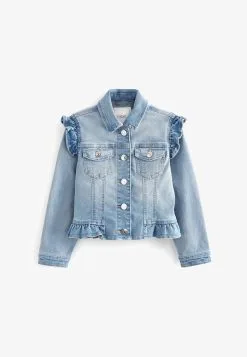 Next FRILLED STANDARD - Jeansjacke - Pink -Oberbekleidung Verkäufe 00a62562738b4a5a9d91aca6e8890e75