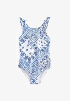 Next TIE SHOULDER - Badeanzug - Mint Green Floral -Oberbekleidung Verkäufe 00c27afb24be4d63b49670f73c484353