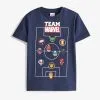 Next SHORT SLEEVE MARVEL AVENGERS STANDARD - T-Shirt Print - Blue