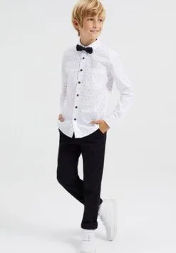 Next LONG SLEEVE OXFORD STANDARD - Hemd - White Check Collar -Oberbekleidung Verkäufe 0107cbed489c4ec285145285cfb015e8
