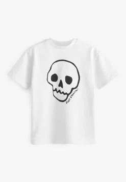 Next SHORT SLEEVE HEAVYWEIGHT 3 PACK - T-Shirt Print - Neutral Skull -Oberbekleidung Verkäufe 017c2e9f9b2b4667a70ca5a86e3db80a