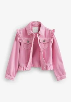 Next FRILLED STANDARD - Jeansjacke - Pink -Oberbekleidung Verkäufe 0180145d8a7d4ad088e3abb9622b5691