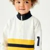 Next ZIP NECK RUGBY SET STANDARD - Sweatshirt - White Black -Oberbekleidung Verkäufe 01c87b0e0ad341d88e26ebd7e831f007 1