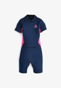 Next SHORTY - Badeanzug - Navy Blue Pink -Oberbekleidung Verkäufe 02de87e598c4437e9e1339cf20e2797c 1