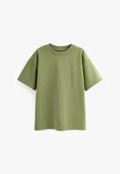 Next SHORT SLEEVE - T-Shirt Basic - Khaki Green -Oberbekleidung Verkäufe 03951223ce334709beff17252f640355 1