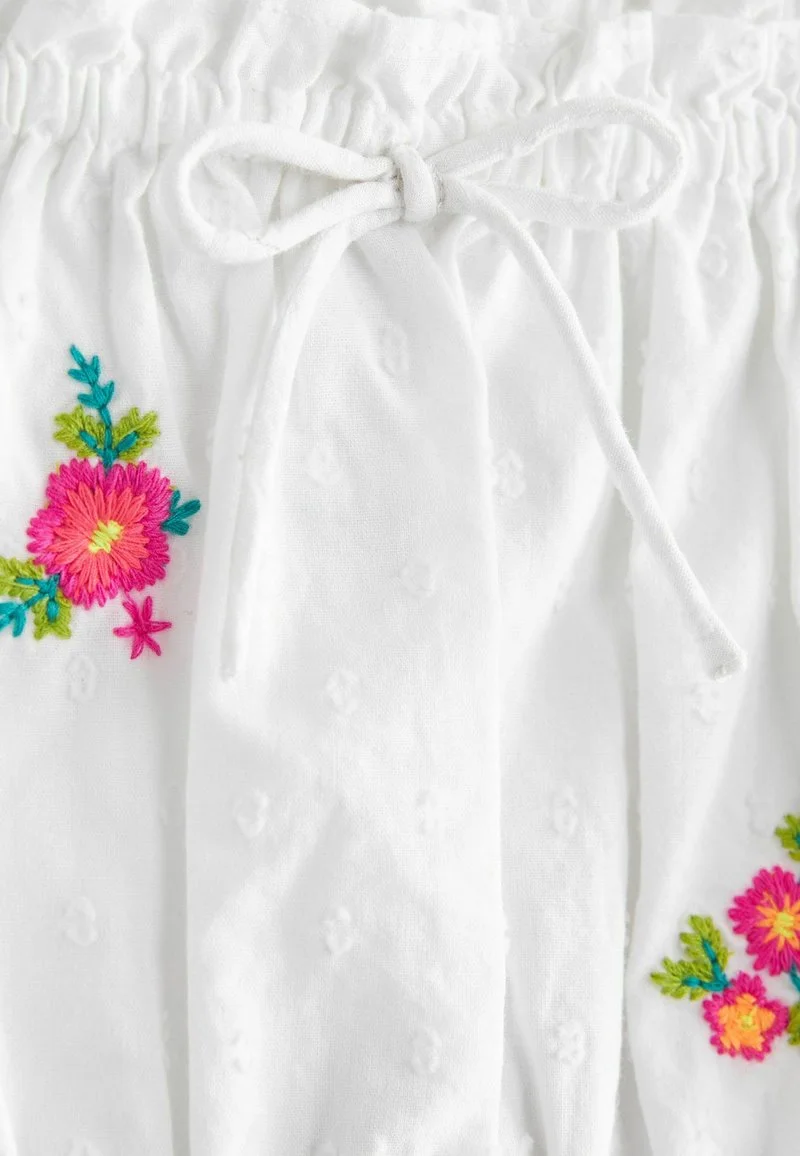 Next RUCHED STANDARD - Bluse - White Embroidered 5 Next RUCHED STANDARD - Bluse - White Embroidered – Bild 3