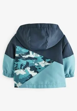 Next COLOURBLOCK ZIP HOODED STANDARD - Übergangsjacke - Blue -Oberbekleidung Verkäufe 045a661a620a41f0856e24fde160274e