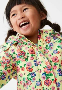 Next PRINTED STANDARD - Regenjacke / Wasserabweisende Jacke - Yellow Floral Printed -Oberbekleidung Verkäufe 04e97e2ebbc5412ca7d93c88a246791c