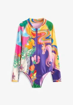 Next LONG SLEEVED STANDARD - Badeanzug - Purple