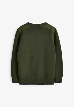 Next UTILITY CREW STANDARD - Strickpullover - Khaki Green -Oberbekleidung Verkäufe 086ee067c5b94415bdec38cceccf0950