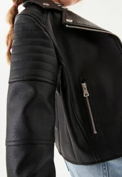 Next Kunstlederjacke - Black -Oberbekleidung Verkäufe 088d0116fd5a4de199a9293e276196ca