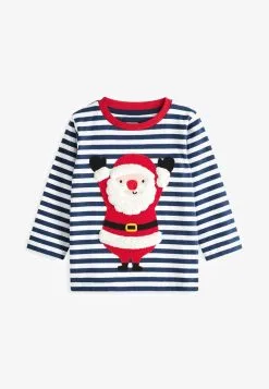 Next LONG SLEEVE CHRISTMAS STANDARD - Langarmshirt - Blue -Oberbekleidung Verkäufe 0bd1fa3e75834627a25fd2f0a4fc2259