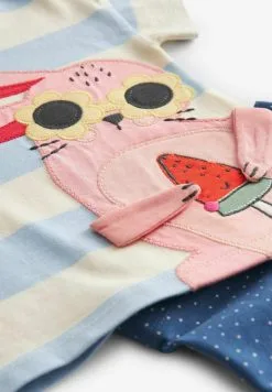 Next SHORT SLEEVE AND CYCLING SET - Shorts - Blue White Bunny -Oberbekleidung Verkäufe 0cac8af39e50430bbfe38f32e3224896