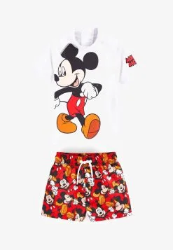 Next SUNSAFE SET STANDARD - Shorts - Red Mickey Mouse