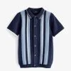 Next SHORT SLEEVE BUTTON THROUGH STANDARD - Strickjacke - Navy -Oberbekleidung Verkäufe 100445b5b9774a08b17456b77c9d0ce4