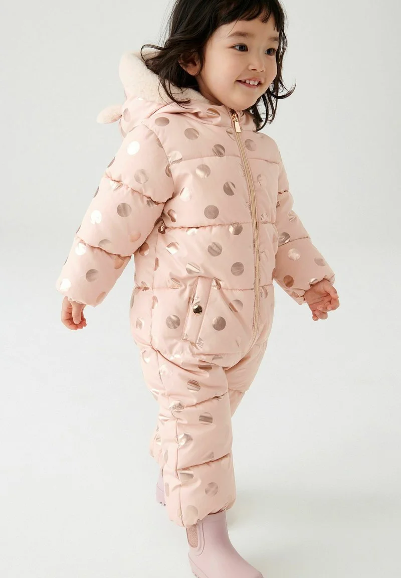 Next SHOWER RESISTANT METALLIC - Schneeanzug - Pink Spot 3 Next SHOWER RESISTANT METALLIC - Schneeanzug - Pink Spot