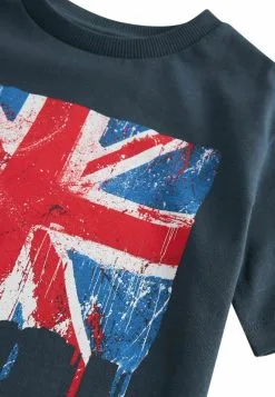 Next SHORT SLEEVE GRAPHIC - T-Shirt Print - Navy Blue Union Jack -Oberbekleidung Verkäufe 10c627a149cb4074a69de1aa7e6d2bec