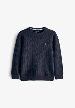 Next CABLE KNIT CREW STANDARD - Strickpullover - Green -Oberbekleidung Verkäufe 116a00c79e7b4cad8ef8fd017c28dd45