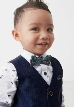 Next SET - Anzugweste - Navy Blue