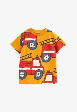 Next SHORT SLEEVE ALL OVER PRINT STANDARD - T-Shirt Print - Yellow 11 Next SHORT SLEEVE ALL OVER PRINT STANDARD - T-Shirt Print - Yellow -Oberbekleidung Verkäufe 140d634131034a0491d82ea30fb78f39 1