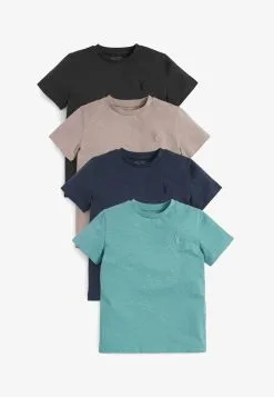 Next 4-PACK STAG EMBROIDERED SHORT SLEEVE - T-Shirt Basic - Blue 13 Next 4-PACK STAG EMBROIDERED SHORT SLEEVE - T-Shirt Basic - Blue -Oberbekleidung Verkäufe 1514264ae6614c96977ee9041c6399ef