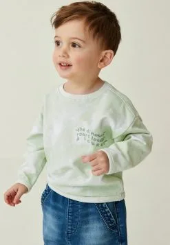 Next WITH EMBROIDERED GRAPHIC STANDARD - Sweatshirt - Green -Oberbekleidung Verkäufe 151789dd4f894cb1bddd8423ef37a988 1