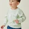 Next WITH EMBROIDERED GRAPHIC STANDARD - Sweatshirt - Green -Oberbekleidung Verkäufe 151789dd4f894cb1bddd8423ef37a988