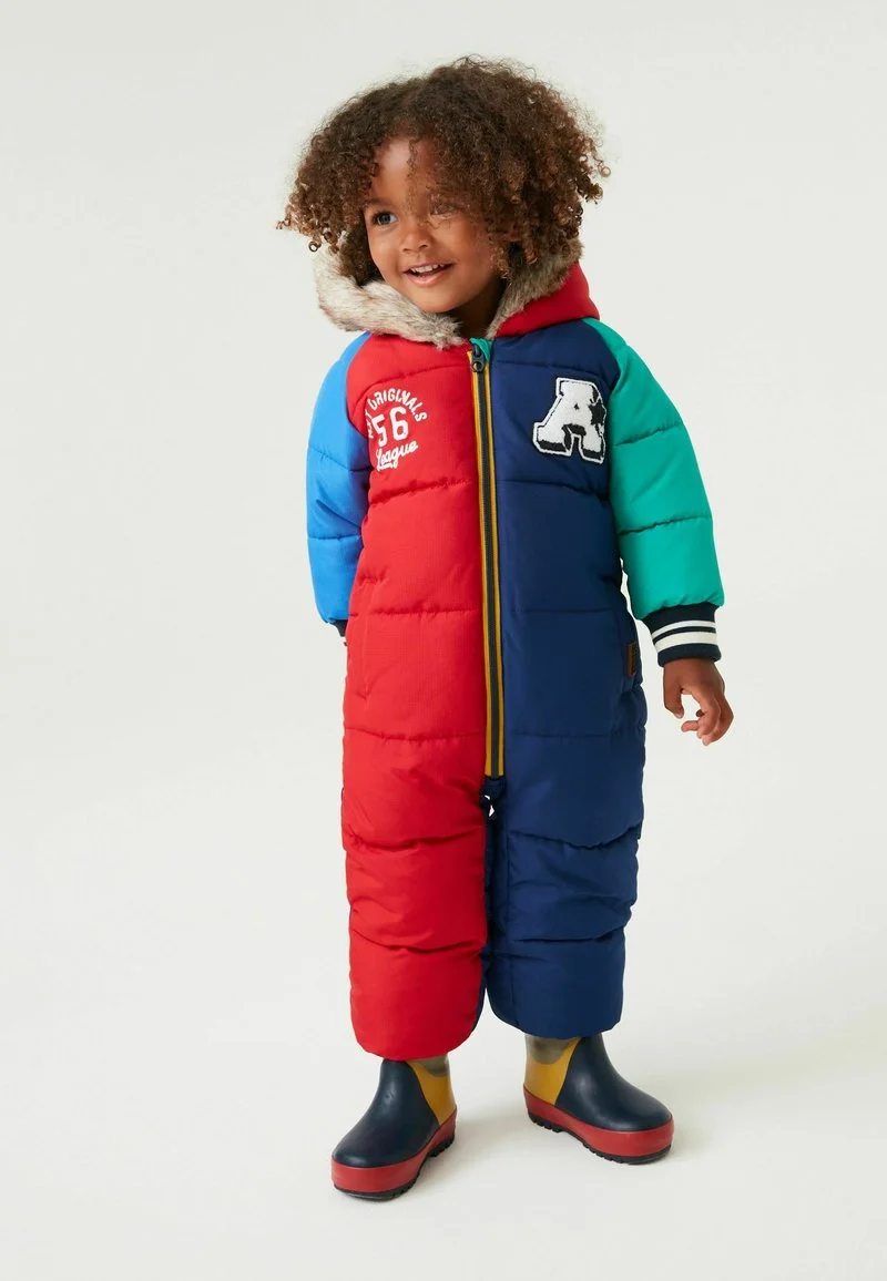 Next Schneeanzug - Navy Blue Colourblock 3 Next Schneeanzug - Navy Blue Colourblock