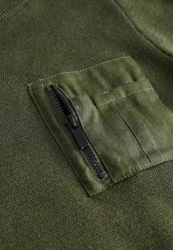 Next UTILITY CREW STANDARD - Strickpullover - Khaki Green -Oberbekleidung Verkäufe 196815dddcdc4c62a7f666f77993f2ef