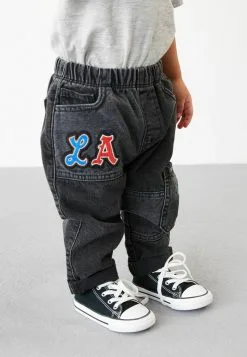 Next UTILITY - Jeans Tapered Fit - Black La Badge -Oberbekleidung Verkäufe 1a1cf0cd3aa84975bc9406ca038a40ef