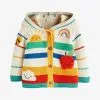 Next UNISEX HOODED STANDARD - Strickjacke - Multi Stripe Character -Oberbekleidung Verkäufe 1b5558fdf594487394db6b7b0c34d255