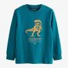 Next DINOSAUR LONG SLEEVE - Langarmshirt - Blue -Oberbekleidung Verkäufe 1ce20ea7fa09419ea20f5ec9cd73acab