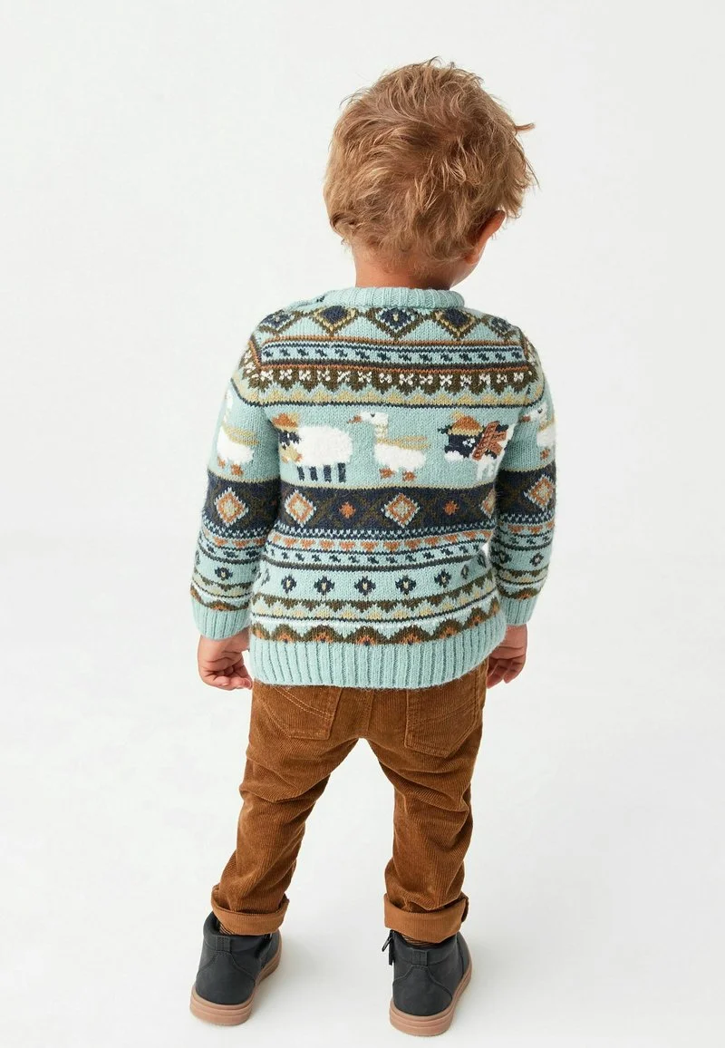 Next ANIMAL CHARACTER STANDARD - Strickpullover - Green 5 Next ANIMAL CHARACTER STANDARD - Strickpullover - Green – Bild 3