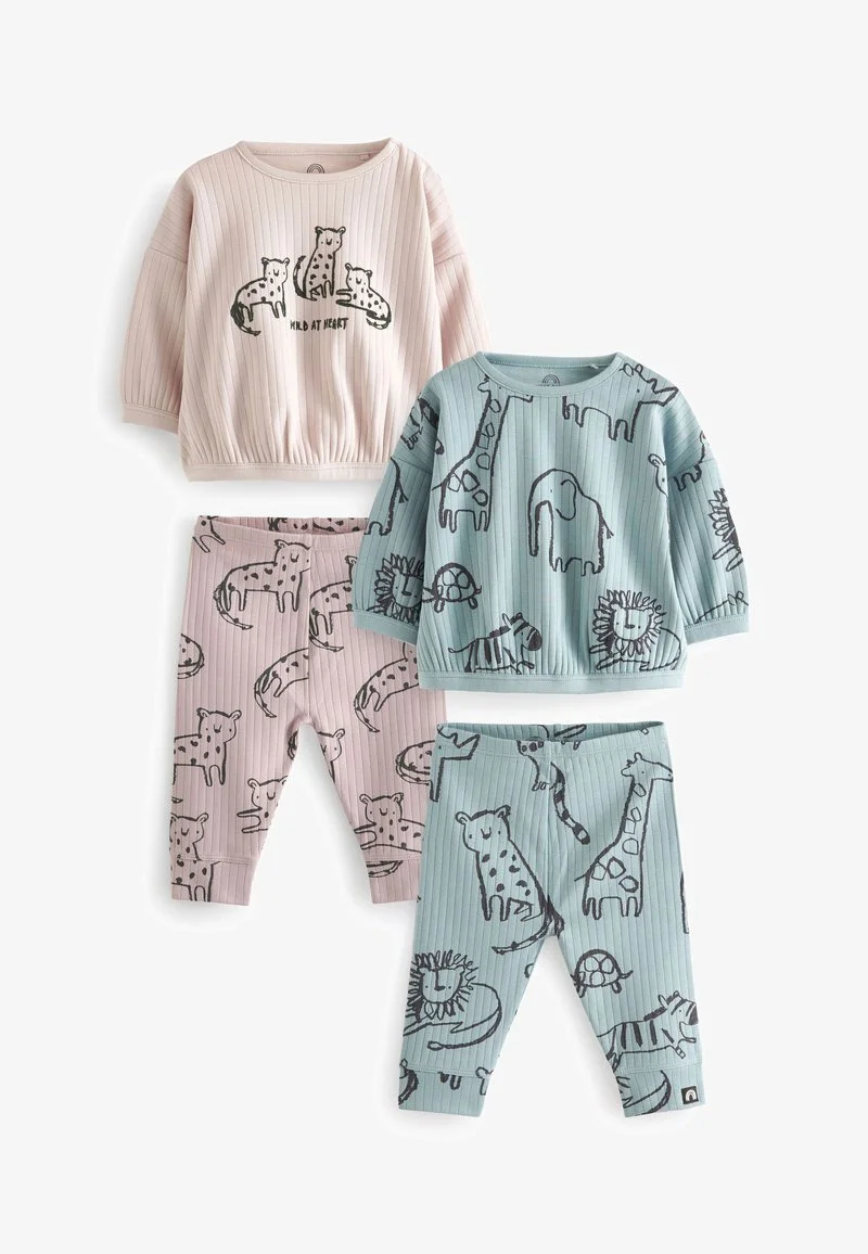 Next 4 PIECE - Leggings - Hosen - Purple 3 Next 4 PIECE - Leggings - Hosen - Purple