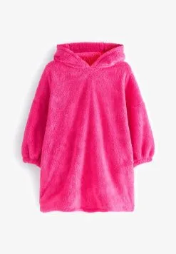 Next PONCHO - Fleecepullover - Blue