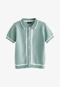 Next SHORT SLEEVE BUTTON THROUGH STANDARD - Strickjacke - Navy -Oberbekleidung Verkäufe 1e363b1592c94f99b40b1b4c25246bb1