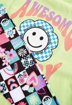 Next SET - Sweatshirt - Lime Green Checkerboard -Oberbekleidung Verkäufe 1e57425df2fb4b908f5b5af52456f523