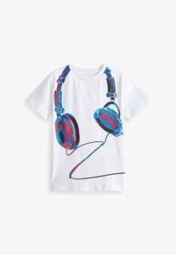 Next SHORT SLEEVE GRAPHIC STANDARD - T-Shirt Print - White Headphones -Oberbekleidung Verkäufe 1f70a2f31cba4eb29810d500a82687a8 2