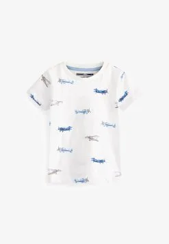 Next SHORT SLEEVE ALL OVER PRINT STANDARD - T-Shirt Print - Blue -Oberbekleidung Verkäufe 21604627411b43caa08d9ba6bfdb6211