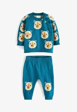 Next 2 PIECE SET - Strickpullover - Blue -Oberbekleidung Verkäufe 21ddbacb7a674fa8b8db46f55a4ed968