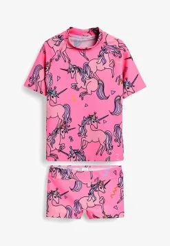 Next SWIM SET - Badeshorts - Fluro Pink