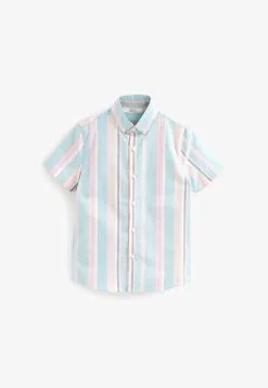 Next VERTICAL STRIPE SHORT SLEEVE STANDARD - Hemd - Blue Pastel -Oberbekleidung Verkäufe 2442a7e74f2244778848f4b4e58743d9 1
