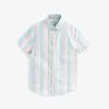 Next VERTICAL STRIPE SHORT SLEEVE STANDARD - Hemd - Blue Pastel -Oberbekleidung Verkäufe 2442a7e74f2244778848f4b4e58743d9