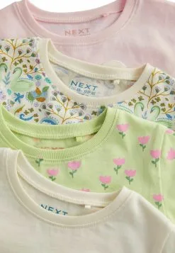 Next SHORT SLEEVE 4 PACK - T-Shirt Print - Pink Green -Oberbekleidung Verkäufe 247b303e078b412c88fc0991ce34dfb1