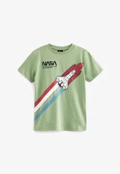 Next SHORT SLEEVE LICENSE STANDARD - T-Shirt Print - Nasa Rocket Sage Green -Oberbekleidung Verkäufe 247e5994c4d04fe78dc28924f9f671e2 1