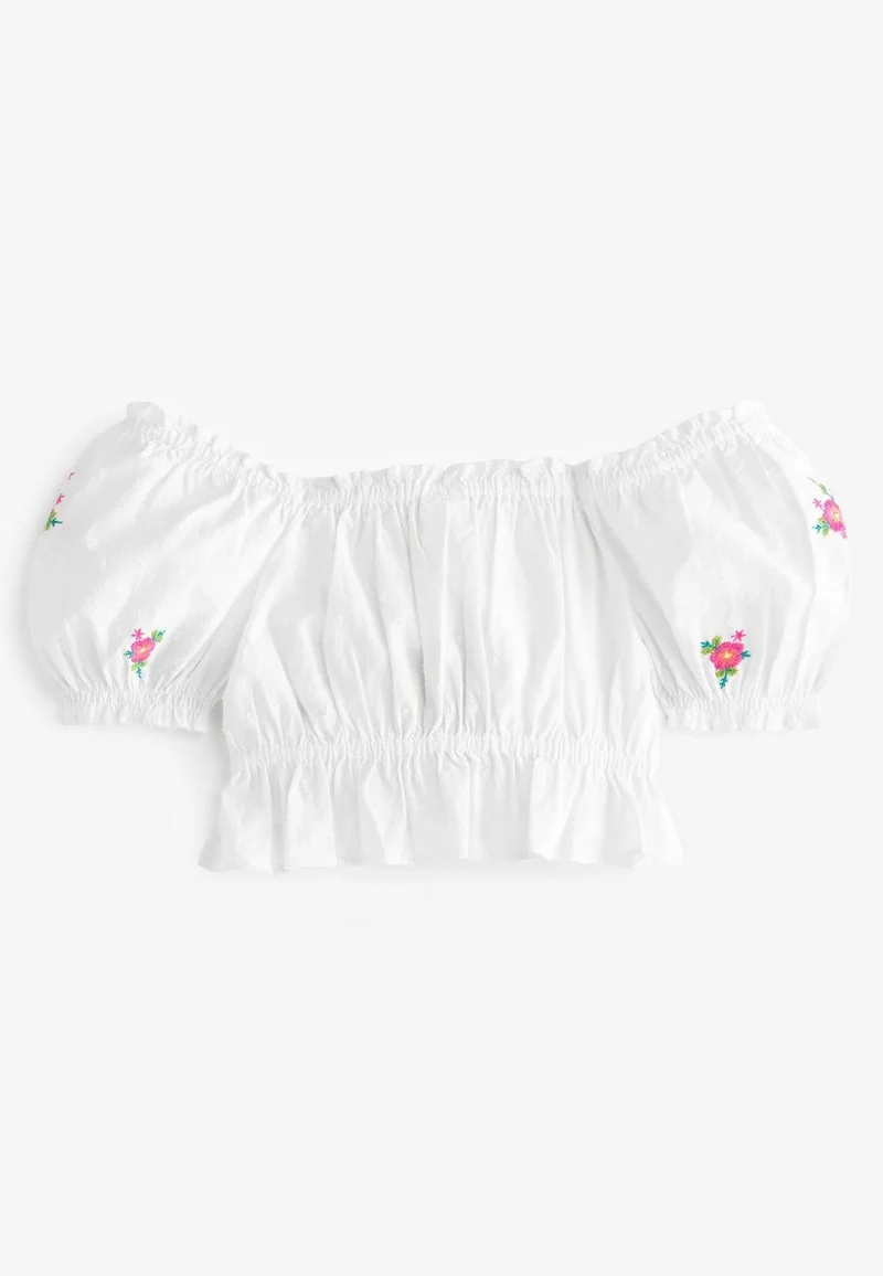 Next RUCHED STANDARD - Bluse - White Embroidered 4 Next RUCHED STANDARD - Bluse - White Embroidered – Bild 2