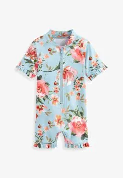 Next SUNSAFE - Badeanzug - Blue Ecru White Floral -Oberbekleidung Verkäufe 2723ba285cbf46af9ba337e7e64f500b 1