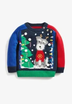 Next RUDOLPH AND SANTA CHRISTMAS - Strickpullover - Grey -Oberbekleidung Verkäufe 27bb23739c044b448847f77f3148161e